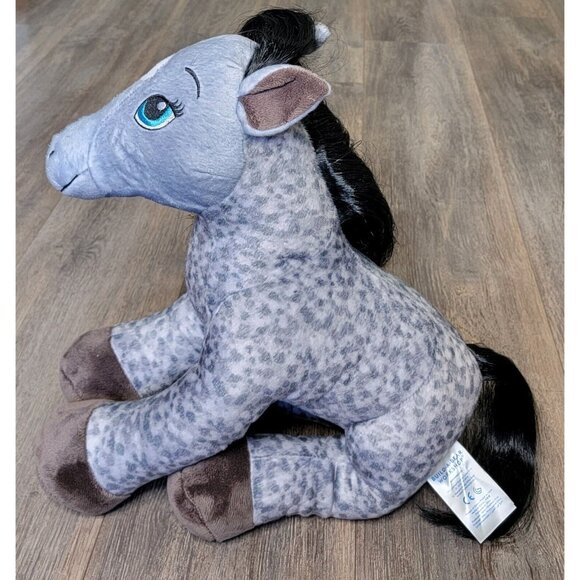 Build A Bear BABW Horses & Hearts Club Appaloosa Gray Pony Plush Stuffed Animal - Picture 3 of 9